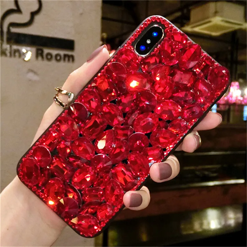 

1Pcs Glitter Luxury Crystal Rhinestone Diamond Bling Clear Phone Case For LG K7 K8 K9 K3 K4 K8 K10 2017 2018 K11 Plus K40 K50