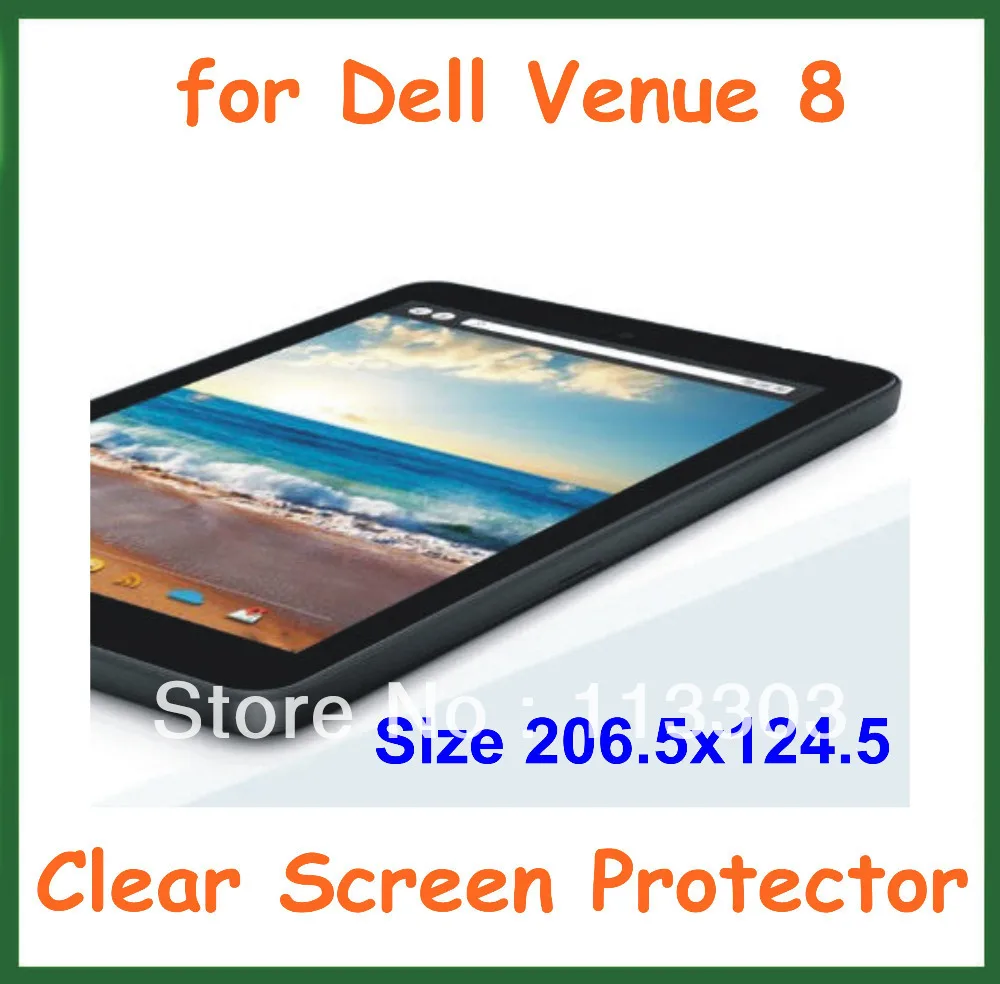 5 шт. индивидуальная прозрачная защитная пленка для ЖК экрана Dell Venue 8 без