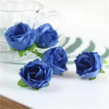  50PCS Artificial Silk Simulation Rose Flower Head Handwork DIY Bulk Craft Wedding Party Decor Wall Flower Arrangement 