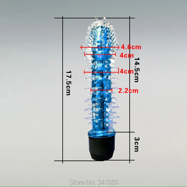 Sex Toys For Women Multi-speed Soft Thorn Vibrating Penis Dildo Electric Vibrators Adult Sex Products Size 17.53.5cm-1