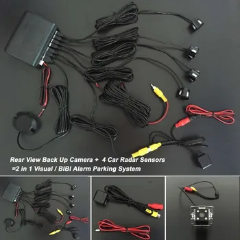 

Night Vision Waterproof Car Reverse Parking Camera + Car Parking Sensor Car Detector Radar For Mitsubishi Outlander 2006~2013