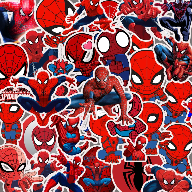 

35pcs Spiderman Cartoon Sticker DIY Waterproof Sticker Luggage Mobile Phone Computer Phone Skateboard Guitar Refrigerator