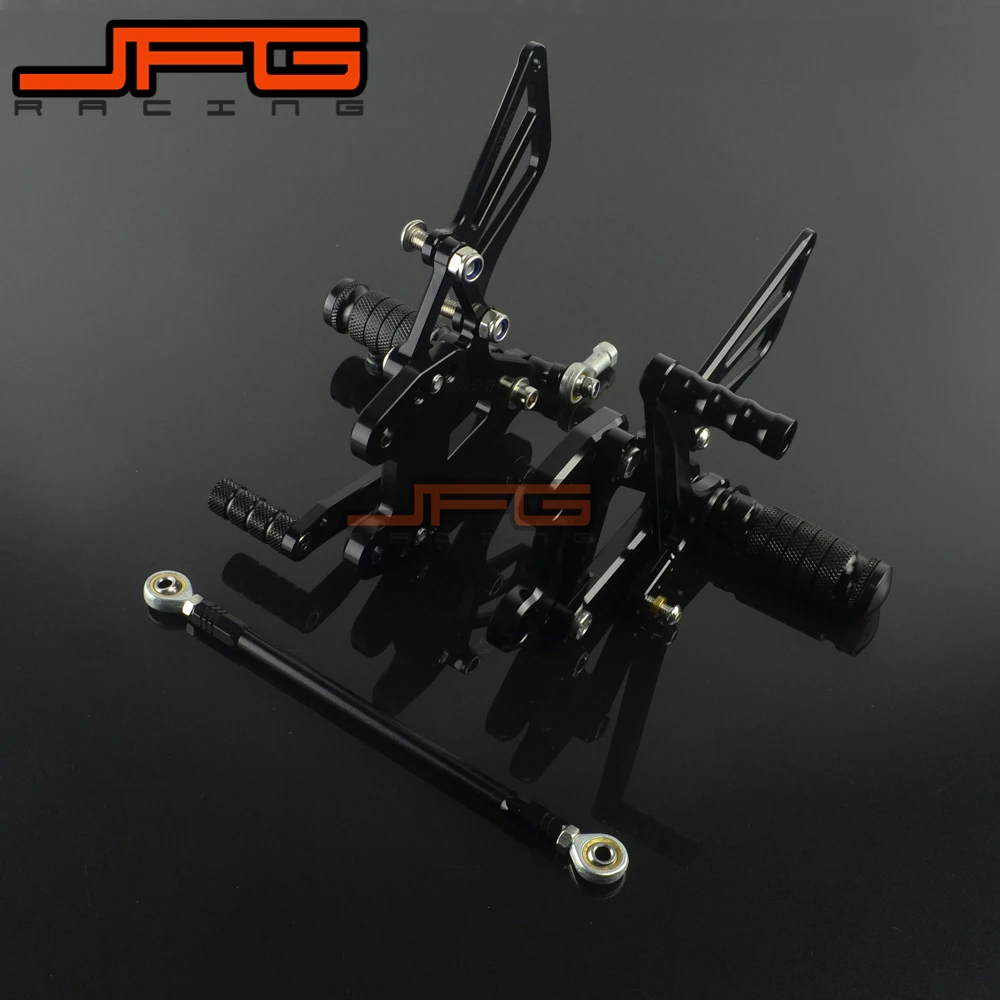 

Motorcycle CNC Adjustable Foot Pegs Pedals Rest Rearset Footpegs For KAWASAKI ZX-6R ZX6R ZX9R ZZR600 1998 1999 2000 2001 2002