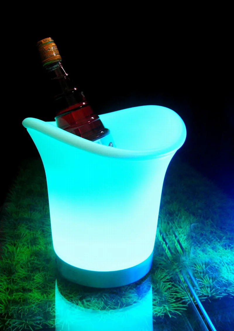 Emitting luminous ice bucket champagne charging beer keg club dedicated