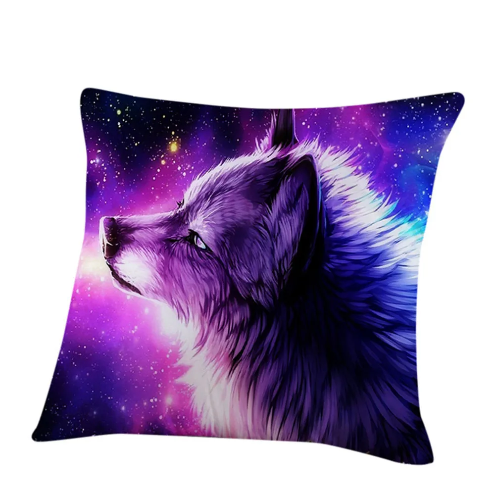 

ISHOWTIENDA 2018 High Quality Animal Pattern Pillowcase Pillow Case Cushion Cover Sofa Home Car Decor Gift