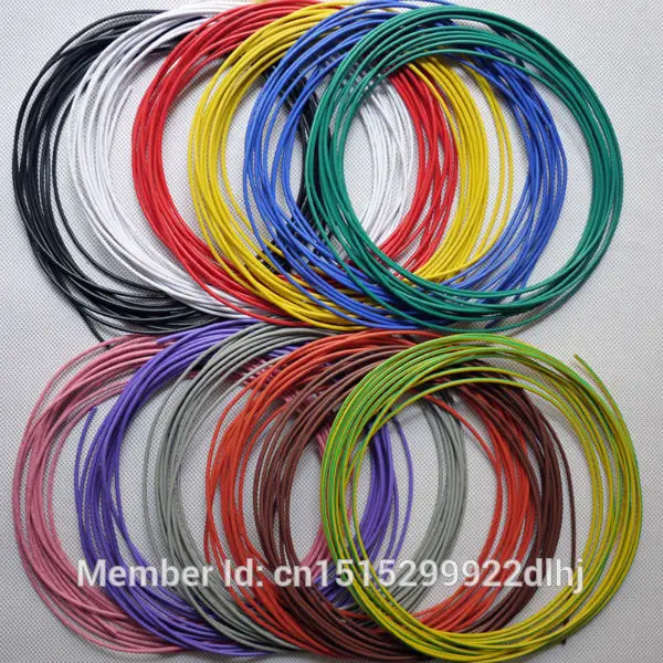 Ul1007 28awg PVC Câble D/'Alimentation Ligne électrique Lampes direction Montage Tuyau au Mètre