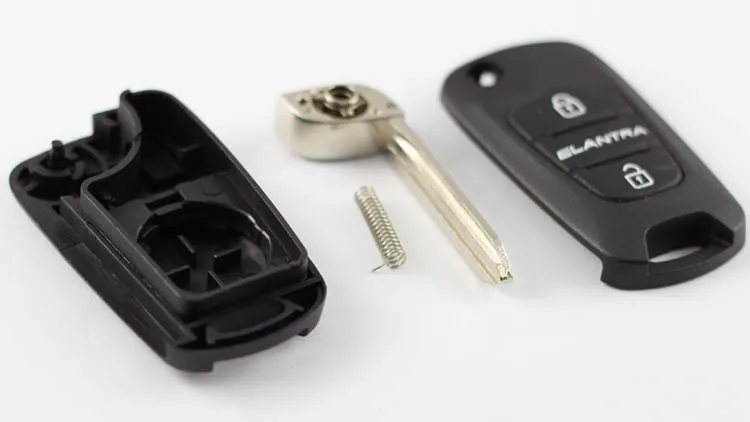 3 Button Hyundai New Elantra flip remote key shell  (14)