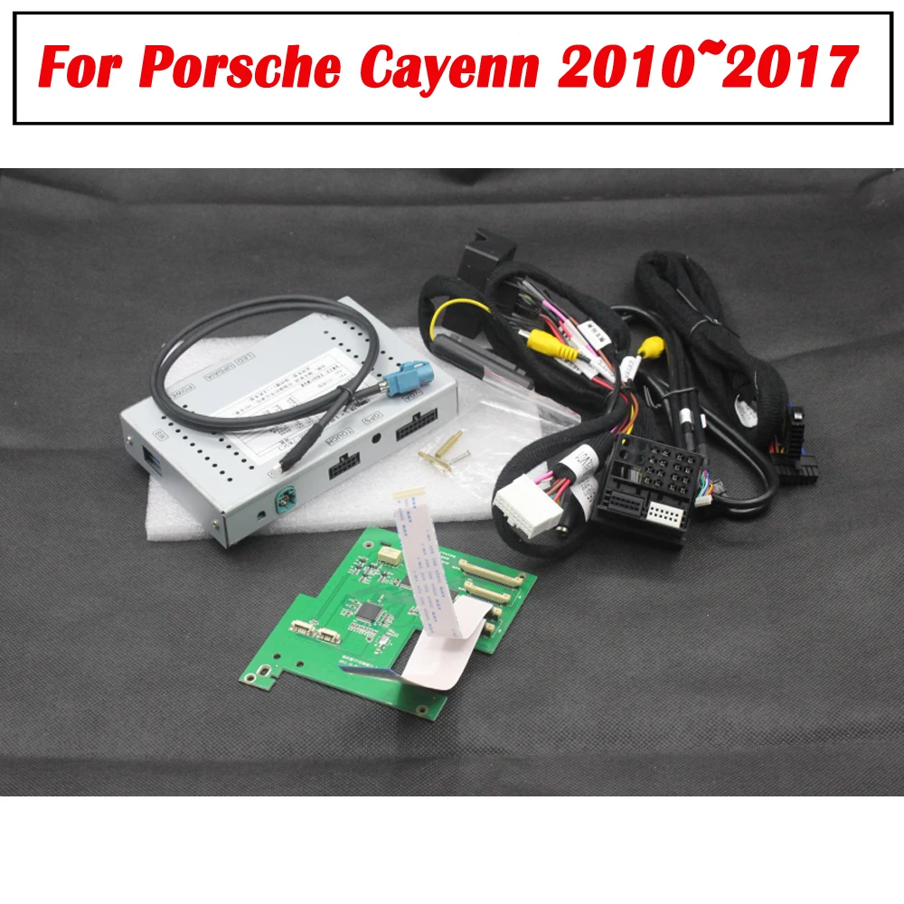 Reversing Camera For Porsche Cayenn 2010~ Connect Original Screen Display Parking Rear view camera MMI Decoder