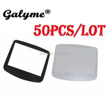 50 шт./лот Новинка защитный Пластик Материал Экран объектив совместим с GameBoyAdvance Защитная панель игровая консоль черная Цвет Boy Advance