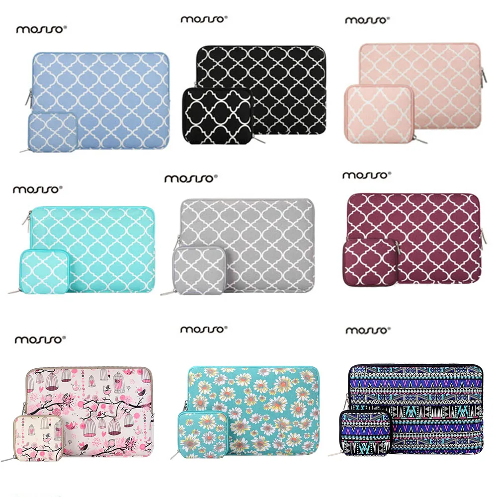 Mosiso четырехлистник 11,6 13,3 15,6 дюймов Laptop Sleeve сумка для MacBook Air 11 13 Mac Pro 13 15 Asus acer Тетрадь аксессуары