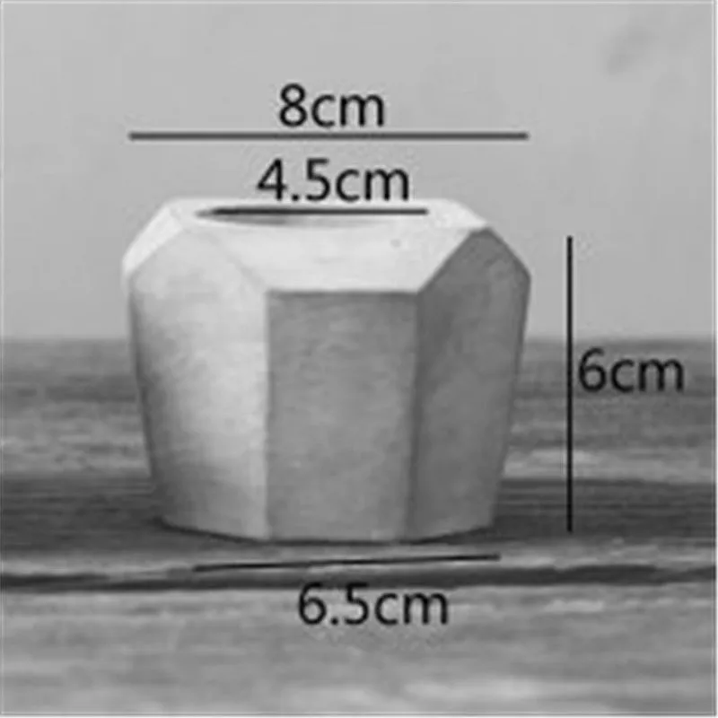 

Bonsai Pot Making Tool Home Decoration Desktop Concrete Silicone Planter Mold for flower pot DIY pen holder landscape pot molds