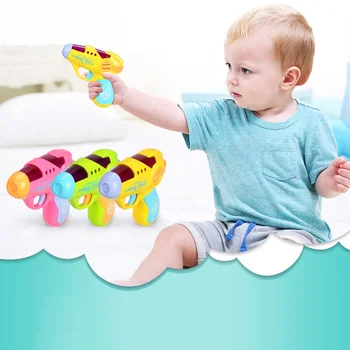 

Baby Toys13-24 Months Small Pistol Simulation Gun Sound Electric and Light Toys Gun Birthday Gift Baby Toys Educational 1 Year