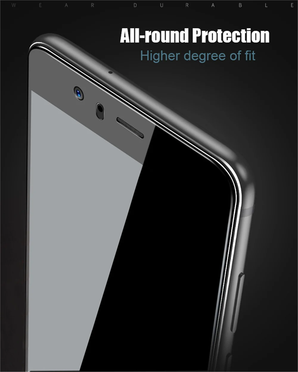MOUSEMI For Huawei P10 Lite Tempered Glass, Screen protector For Honor 8 9 Lite For Huawei P9 P10 P8 Lite 2017 Plus Glass Flim (2)