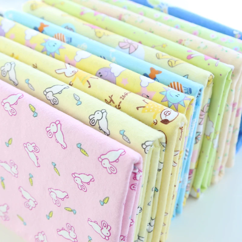 Фланелевая ткань с цветочным принтом 100% хлопок 50x105 см|flannel fabric|cotton flannel fabricdesigner