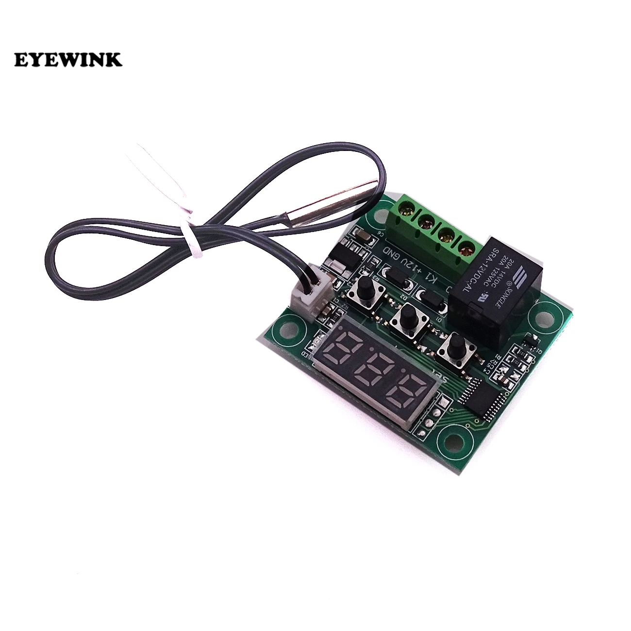 

50PCS W1209 DC 12V heat cool temp thermostat temperature control switch temperature controller thermometer thermo controller