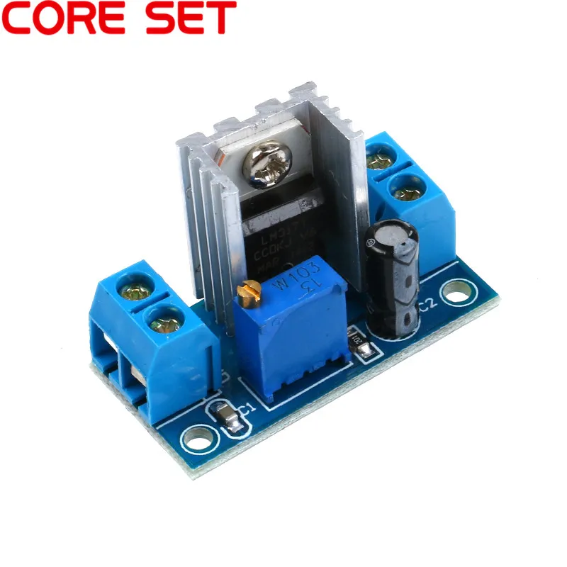 

LM317 Linear Regulator Power Supply Adjustable Voltage LM317 DC-DC 4.2-40V To 1.2-37V Step Down Buck Converter Board Module