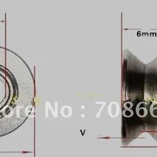 2 шт. 4 мм 624VV V Groove Герметичный Шарикоподшипники 0.157 ''Vgroove 4x13x6 мм