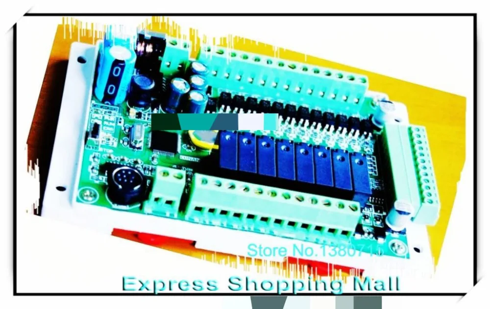 NEW FX1S-20MR-4AD2DA Module board Clock Modbus 24VDC analog input output Relay output for PLC