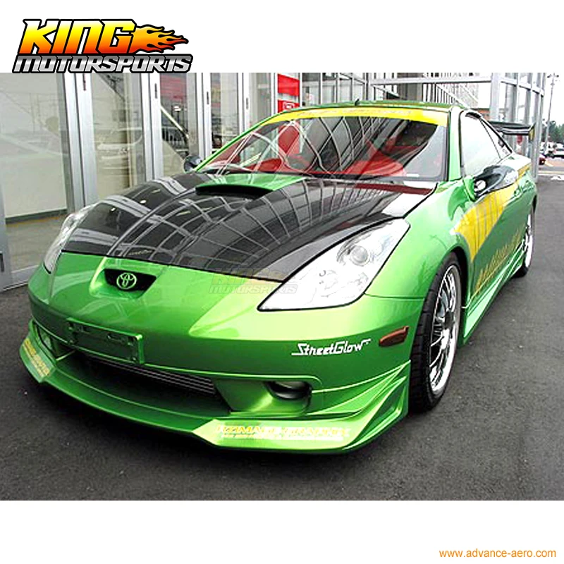 Для 00-02 Toyota Celica JDM VIP стиль уретан передний бампер спойлер кузов комплект