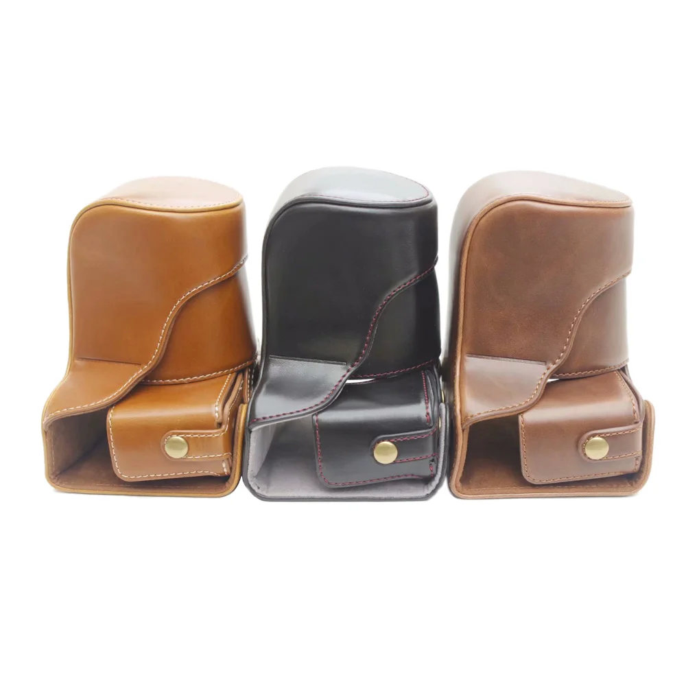 PU Leather Camera Bag Case Cover for Canon EOS M10 M100 (10)