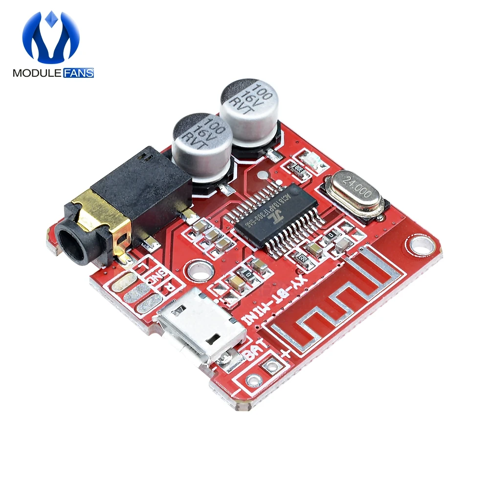 

Mini MP3 Bluetooth BLE 4.1 Lossless Decoder Stereo Output Board Car Speaker Amplifier Module Circuit Board Module 3.7V 5V