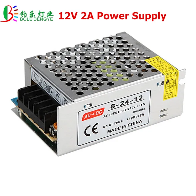 12v 2a Led Power Supply Ac 220v To Low Voltage Transformer 24w