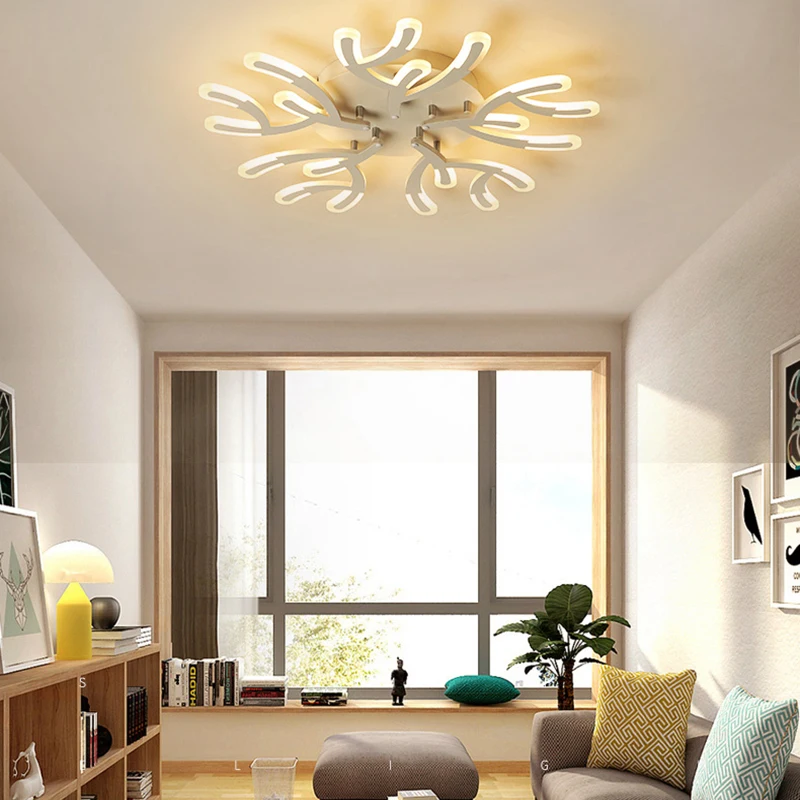 New modern Art Acrylic LED Ceiling Lights Living Room ceiling lamp bedroom Decorative lampshade Lamparas de techo fixtures New modern Art Acrylic LED Ceiling Lights Living Room ceiling lamp bedroom Decorative lampshade Lamparas de techo fixtures