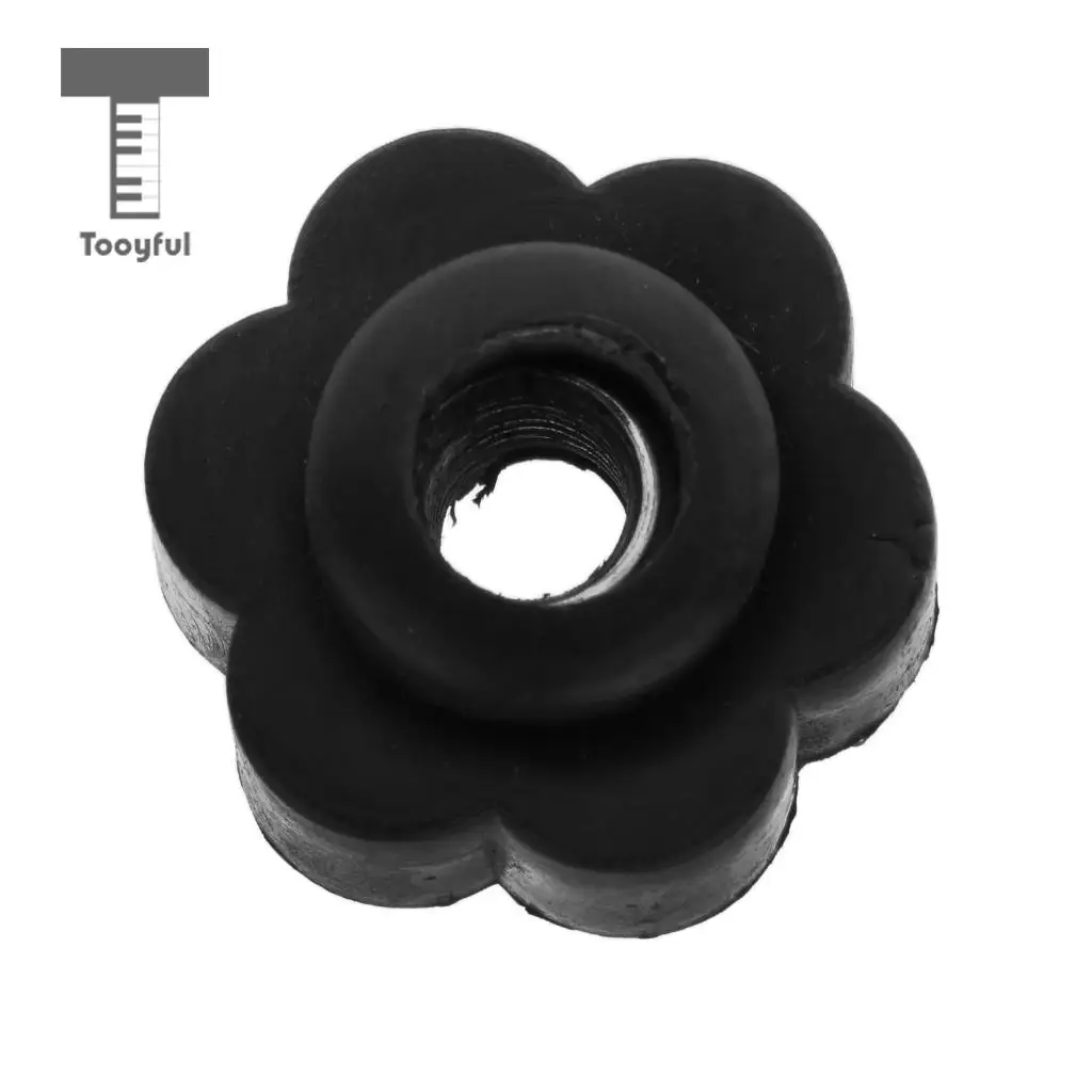 

Tooyful Plastic Quick Release Cymbal Tilter Stand Wing Nut for Drummer Percussion Accessory Flower Pattern Black