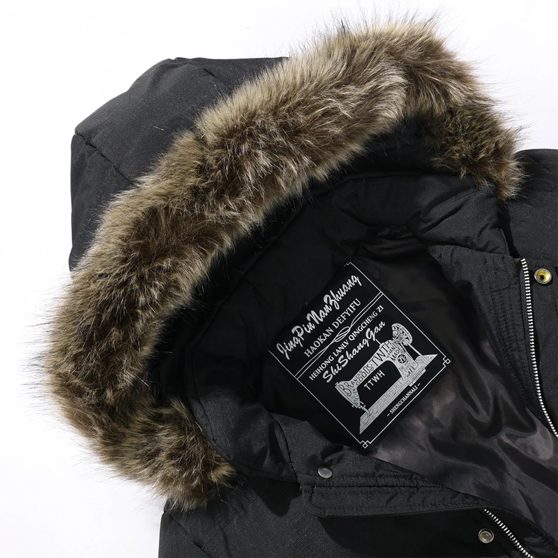 Бесплатная доставка 2018 зимняя куртка мужчины новый Плюс Толстая Вельветовая куртка мужская пальто плюс зимние толстые куртки пальто