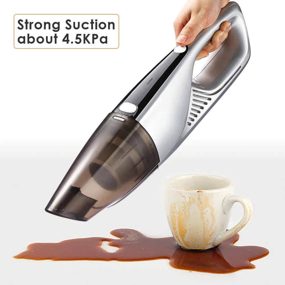 

Portable Cordless Vacuum Cleaner 2000Pa Strong Suction Wet And Dry Use Handheld Vacuum Cleaner Dust Collector Home Aspirator Z30
