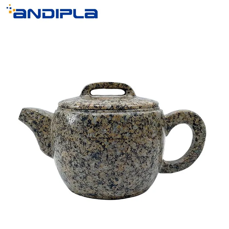 240 мл долговечный натуральный медицинский камень чайный горшок Han Wa Чайник Китайский Здоровый чайный набор кунг-фу креативный винтажный домашний декор