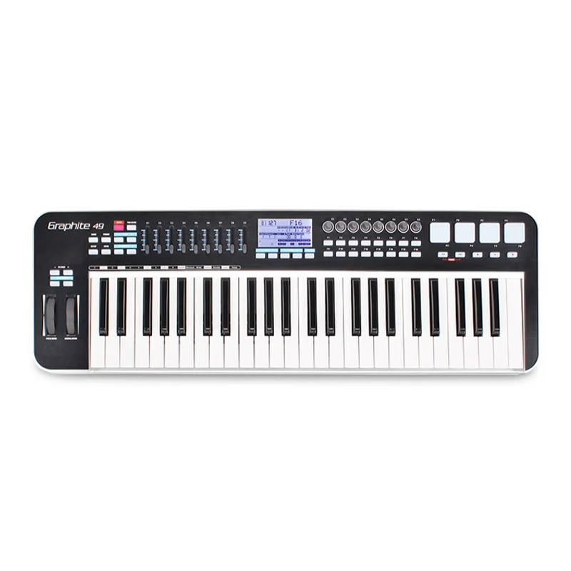 

Samson graphite 49 professional midi keyboard controller grade semi-weighted MIDI keyboard controller feel to go with function