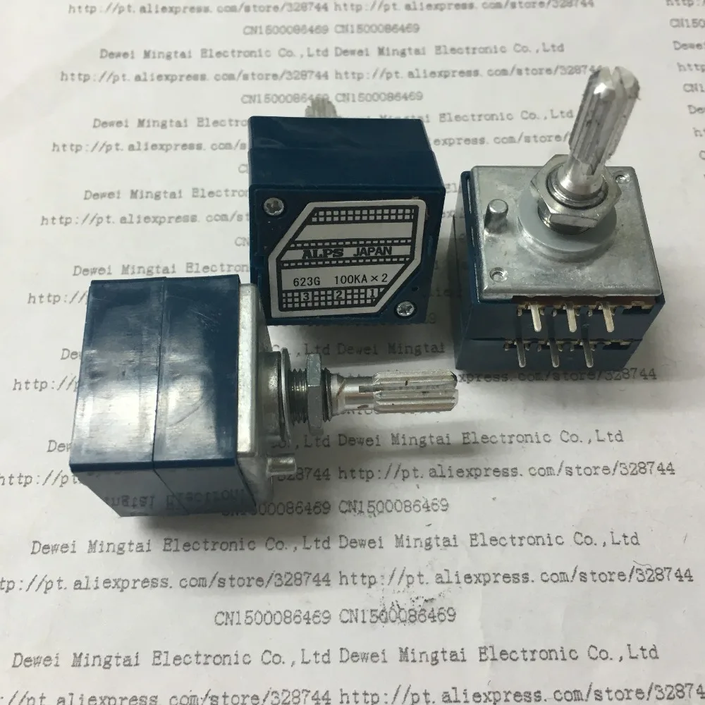 

3PCS/LOT ALPS27 A100K 100KAX2 DIP6 rachis 10K 20K 50K 100K shuguang