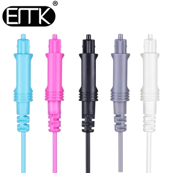 

EMK 2018 new colorful Optical Cable Digital Audio Fiber Optic Toslink Male to Male Gold Plated Optical Cables