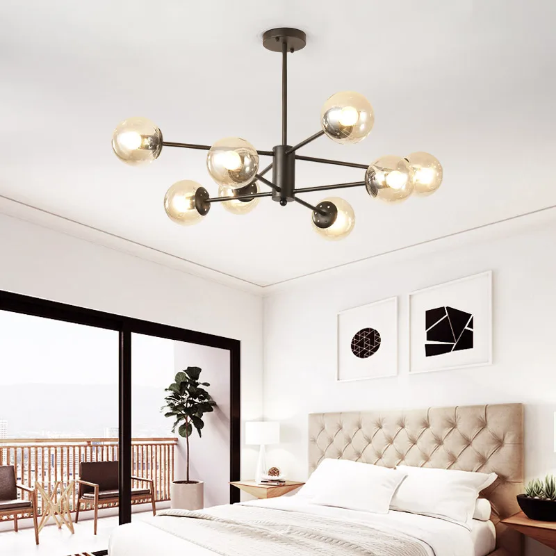  Loft Minimalist Chandeliers MODOU glass LED Retro Lamps Art Decoration Shade suspension luminaire P - 32826949549