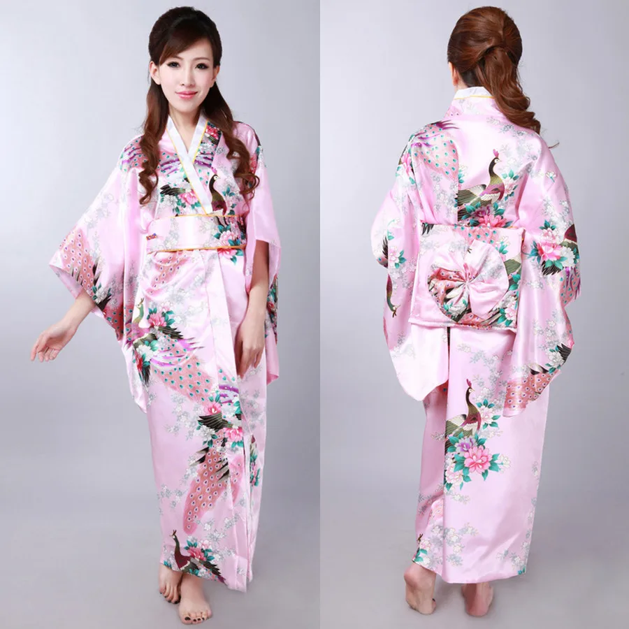 Новое поступление, 12 стилей, пижамы из искусственного шелка, традиционное японское кимоно, халат с короткими рукавами, семейный халат, популярный весенний банный халат JXH20