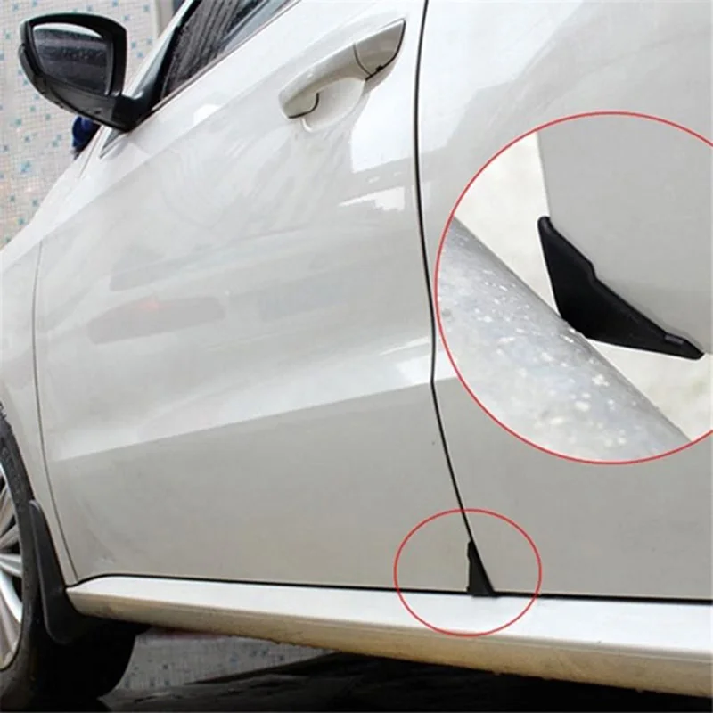 

2PCS Silicone Car Door Corner Cover Bumper Crash Scratch Protector Anti-Scratch Crash Protection Auto Care