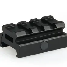 PPT алюминиевый низкопрофильный 0," высокий стояк Крепление подходит на Weaver и Пикатинни рельсы GZ22-0214