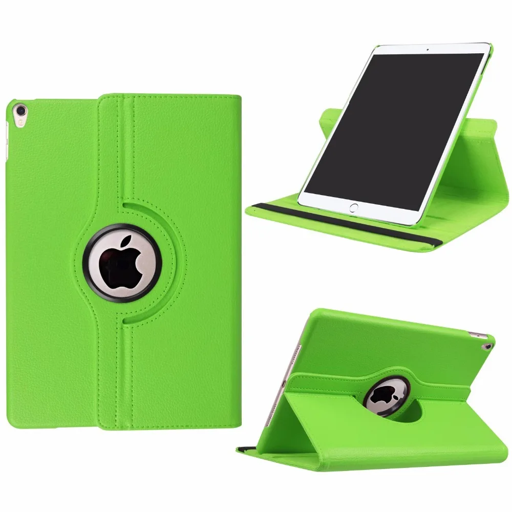 360 rotating leather Cover For Apple iPad Pro 10.5, Folio Stand PU Case