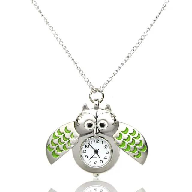 Genvivia pocket watch Women Fashion Watches Mini Metal Owl Double Open Quartz Wa Genvivia pocket watch Women Fashion Watches Mini Metal Owl Double Open Quartz Wa