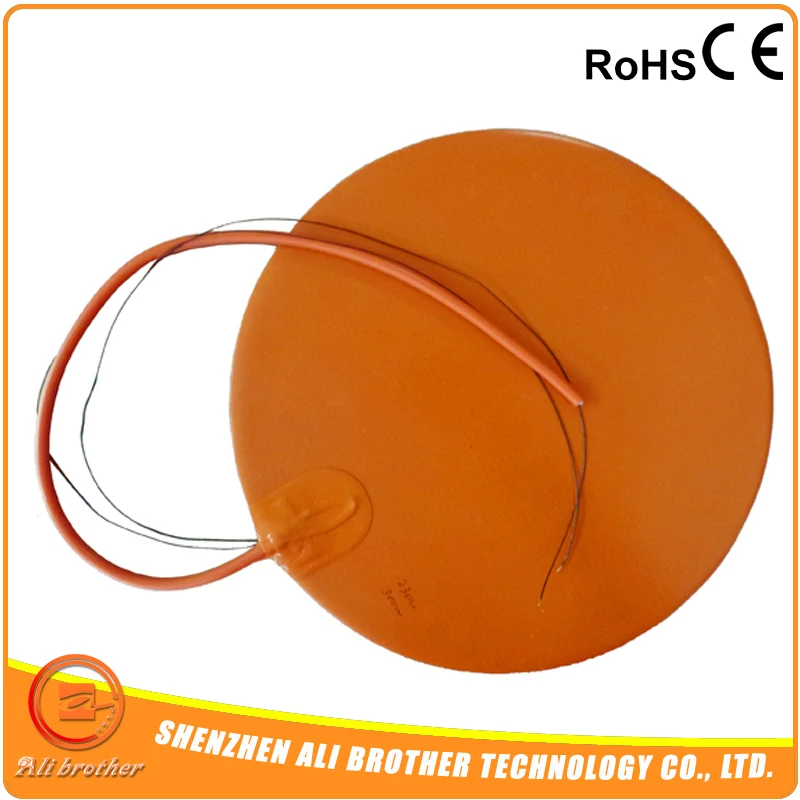Гибкий 12В силиконовый нагреватель круглой формы 250 мм 24В Вт|shape|shape silicone |