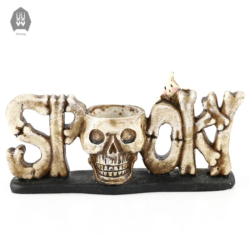 Buy Halloween Creative Resin Skull Evil Spooky