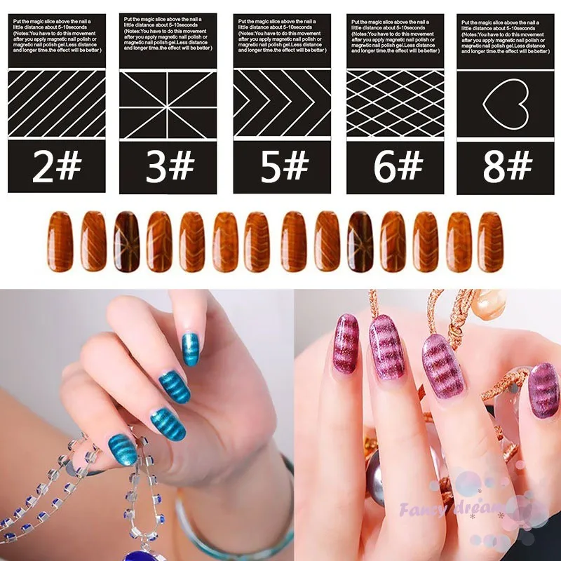 Nail Manicure Tools Cat Eye Polish Special Magnet Stok 3D Magic Change Thick Multifunctional Cat Eye Pattern Magnet Rod TSLM1