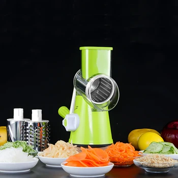 

New Manual Vegetable Cutter Slicer Kitchen Accessories Multifunctional Round Mandoline Slicer Potato Cheese Kitchen Gadgets