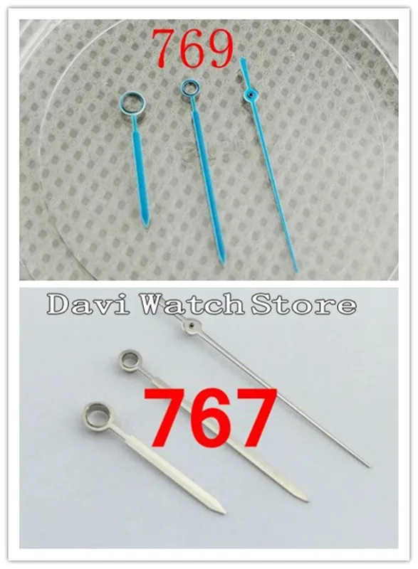 

Sliver Blue Watch Hands Fit Movement Miyota 8205/8215/821A,Mingzhu DG2813/3804 C767