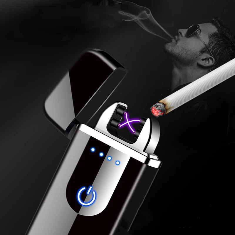 

2019 new double arc special charge windproof lighter men's gift