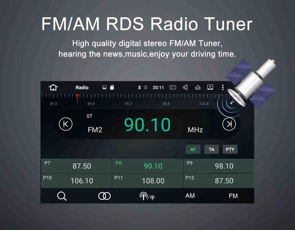 Perfect Android 9.0 PX5/PX6 Car DVD player GPS navigation For AUDI A6 1997-2005 head unit multimedia player Auto radio tape recorder 15