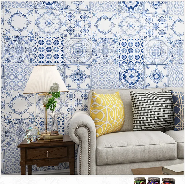 Retro Bohemian Etos Non Woven Wallpaper Gulungan Untuk Ruang Tamu Retro Bohemian Etos Non Woven Wallpaper Gulungan Untuk Ruang Tamu Tempat Tidur Hotel Dinding Kertas