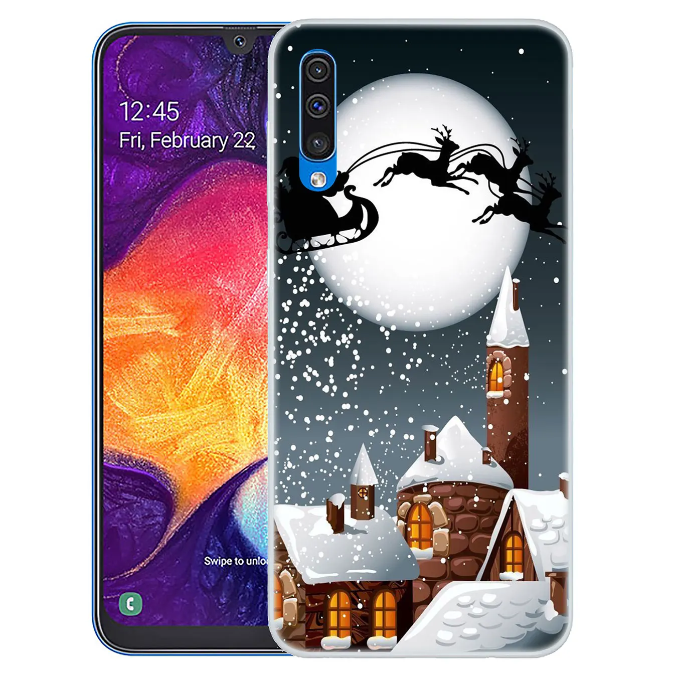 Чехол для телефона с рождественским рисунком Lavaza happy New Year Merry Samsung Galaxy A20E M40 M30 M20 M10