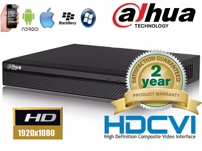 Dahua HD 2.0MP система видеонаблюдения CCTV 4CH HD 1080P HD CVI/CVR DVR комплект 4xIR 30 м Открытый HDCVI купольная CVI камера система Комплект